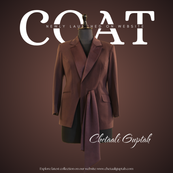 Brown coat by Chetaali Guptah