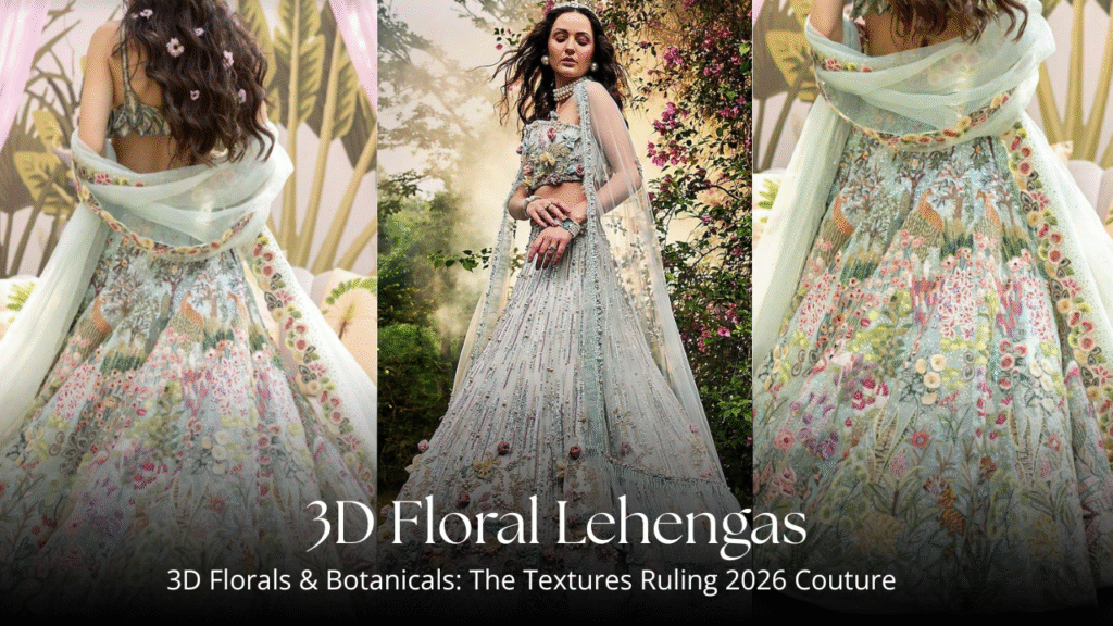 3D Floral Lehengas 