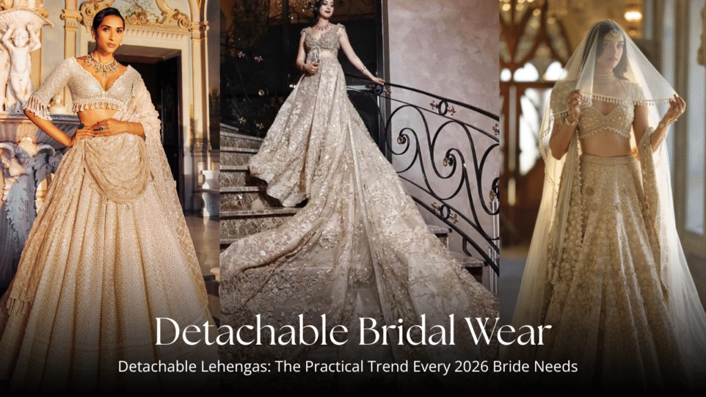 Detachable Bridal Wear