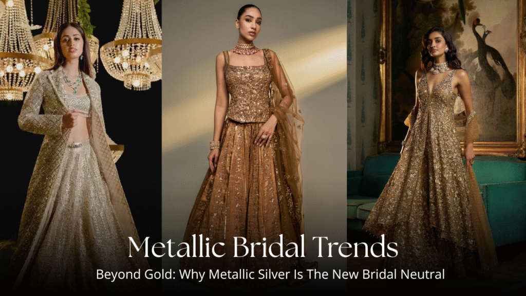 Metallic Bridal Trends